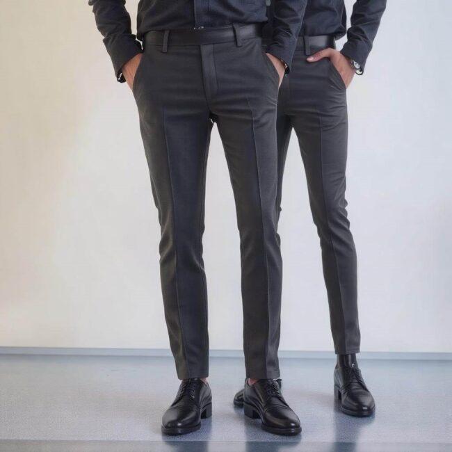 Czarne spodnie a stylowy streetwear