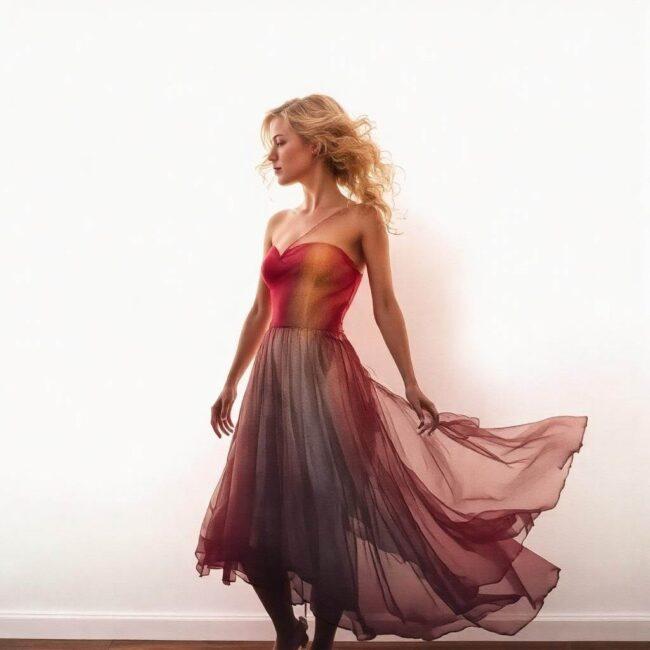 Przykłady ombre na ścianie